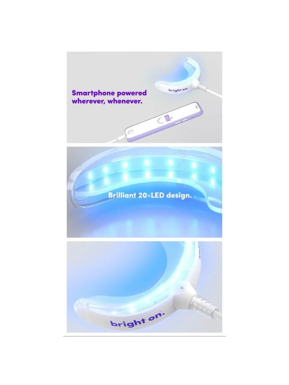 ⛱️SmileDirectClub - White Bright On Teeth Whitening LED Accelerator Light - OS